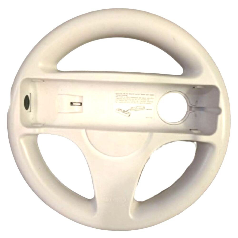 Nintendo Wii Wheel White Steering Wheel Controller Accessory OEM